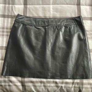 Express Leather Mini Skirt  Size 11/12